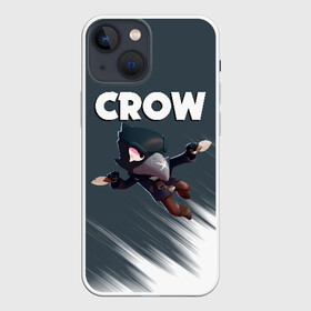 Чехол для iPhone 13 mini с принтом BRAWL STARS CROW в Тюмени,  |  | brawl stars | bull | colt | crow | leon | stars | берли | бо | брок | ворон | джесси | динамайк | дэррил | кольт | леон | мортис | нита | пайпер | пенни | поко | пэм | рикошет | спайк | фрэнк | шелли | эль примо