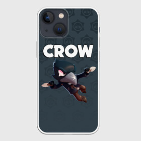 Чехол для iPhone 13 mini с принтом BRAWL STARS CROW в Тюмени,  |  | brawl stars | bull | colt | crow | leon | stars | берли | бо | брок | ворон | джесси | динамайк | дэррил | кольт | леон | мортис | нита | пайпер | пенни | поко | пэм | рикошет | спайк | фрэнк | шелли | эль примо