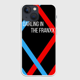 Чехол для iPhone 13 mini с принтом two XX blue red в Тюмени,  |  | 02 | anime | darling in the franxx | hiro | manga | zero two | аниме | ахегао | любимый во франксе | манга | милый во франксе | ноль два | хиро