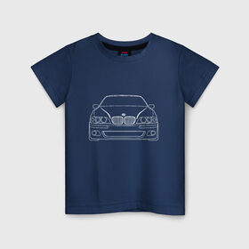 Детская футболка хлопок с принтом BMW в Тюмени, 100% хлопок | круглый вырез горловины, полуприлегающий силуэт, длина до линии бедер | auto | bmw | mercedes | авто | автомобиль | бимер | бмв | бумер | бэмер | дрифт | машина | машины | мерс | мерседес | тачка | тачки