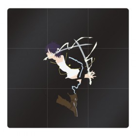 Магнитный плакат 3Х3 с принтом Yato в Тюмени, Полимерный материал с магнитным слоем | 9 деталей размером 9*9 см | god of calamity | noragami | shinki | yato | yatogami | бездомный бог | бог бедствия | шинки | ято