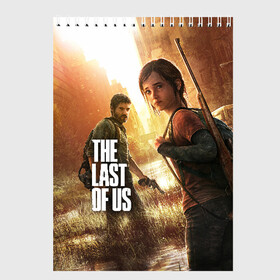 Скетчбук с принтом THE LAST OF US в Тюмени, 100% бумага
 | 48 листов, плотность листов — 100 г/м2, плотность картонной обложки — 250 г/м2. Листы скреплены сверху удобной пружинной спиралью | cicadas | fireflies | the last of us | the last of us part 2 | джоэл | последние из нас | цикады | элли