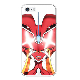 Чехол для iPhone 5/5S матовый с принтом Darling In The Franxx в Тюмени, Силикон | Область печати: задняя сторона чехла, без боковых панелей | 02 | anime | darling in the franxx | hiro | manga | zero two | аниме | ахегао | любимый во франксе | манга | милый во франксе | ноль два | хиро