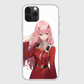 Чехол для iPhone 12 Pro с принтом Darling In The Franxx в Тюмени, силикон | область печати: задняя сторона чехла, без боковых панелей | 02 | anime | darling in the franxx | hiro | manga | zero two | аниме | ахегао | любимый во франксе | манга | милый во франксе | ноль два | хиро