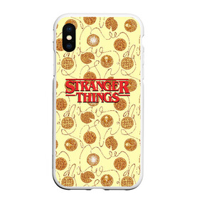 Чехол для iPhone XS Max матовый с принтом Stranger Thing Pancakes в Тюмени, Силикон | Область печати: задняя сторона чехла, без боковых панелей | Тематика изображения на принте: beyond | eleven | hopper | jane | mike | stranger | things | wheeler | дастин | дела | джейн | загадочные | майк | одиннадцать | очень | события | странные | уилер | хендерсон | хоппер