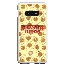 Чехол для Samsung S10E с принтом Stranger Thing Pancakes в Тюмени, Силикон | Область печати: задняя сторона чехла, без боковых панелей | Тематика изображения на принте: beyond | eleven | hopper | jane | mike | stranger | things | wheeler | дастин | дела | джейн | загадочные | майк | одиннадцать | очень | события | странные | уилер | хендерсон | хоппер