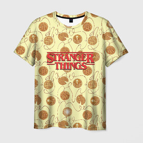 Мужская футболка 3D с принтом Stranger Thing. Pancakes в Тюмени, 100% полиэфир | прямой крой, круглый вырез горловины, длина до линии бедер | beyond | eleven | hopper | jane | mike | stranger | things | wheeler | дастин | дела | джейн | загадочные | майк | одиннадцать | очень | события | странные | уилер | хендерсон | хоппер