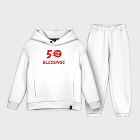 Детский костюм хлопок Oversize с принтом 50 Blessings в Тюмени,  |  | 50 blessings | 50 благословений | 80 е | hotline | miami | number | retrowave | usa | wrong | америка | горячая линия | майами | ретроваве | сша