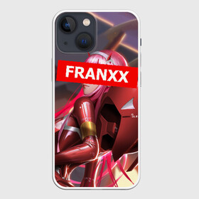 Чехол для iPhone 13 mini с принтом ноль два прим в Тюмени,  |  | 02 | anime | darling in the franxx | hiro | manga | zero two | аниме | ахегао | любимый во франксе | манга | милый во франксе | ноль два | хиро