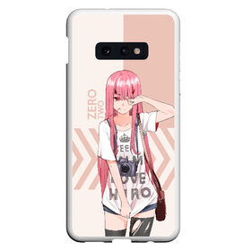 Чехол для Samsung S10E с принтом Darling in the Franxx Zero Two в Тюмени, Силикон | Область печати: задняя сторона чехла, без боковых панелей | 002 | anime | animegirl | darling in franxx | darling in the franx | darling in the franxx | franxx | zero 2 | zero two | аниме | зеро 2 | зеро ту | милый во франксе