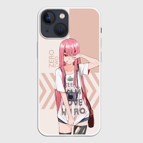 Чехол для iPhone 13 mini с принтом Darling in the Franxx Zero Two в Тюмени,  |  | 002 | anime | animegirl | darling in franxx | darling in the franx | darling in the franxx | franxx | zero 2 | zero two | аниме | зеро 2 | зеро ту | милый во франксе