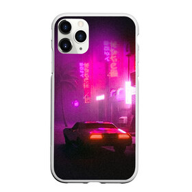 Чехол для iPhone 11 Pro матовый с принтом НЕОНОВЫЙ ГОРОД в Тюмени, Силикон |  | hotline miami | neon | new retro wave | outrun | outrun electro | retro | retrowave | synth | synthwave | неон | ретро | хотлайн майами