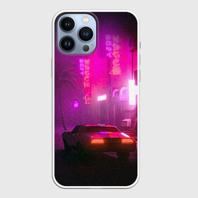 Чехол для iPhone 13 Pro Max с принтом НЕОНОВЫЙ ГОРОД | NEON CITY в Тюмени,  |  | hotline miami | neon | new retro wave | outrun | outrun electro | retro | retrowave | synth | synthwave | неон | ретро | хотлайн майами