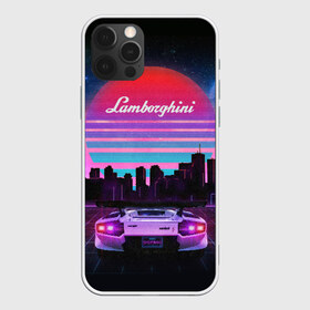 Чехол для iPhone 12 Pro Max с принтом Lamborghini overdrive в Тюмени, Силикон |  | 80х | 90х | hotlinemimai | outrun | retrowave | synth | synthwave | гонки | дискотека | драйв | ламборгини | ламборджини | неоновые | ретро | светящиеся | скорость