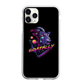 Чехол для iPhone 11 Pro Max матовый с принтом GOATALLY в Тюмени, Силикон |  | 80 | cyber | game | goat | hotline | hotlinemiami | maiami | music | outrun | retro | retrowave | synth | synthwave | игра | кибер | козел | ретро