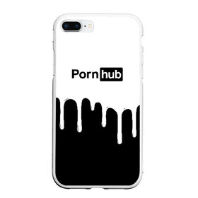 Чехол для iPhone 7Plus/8 Plus матовый с принтом PornHub в Тюмени, Силикон | Область печати: задняя сторона чехла, без боковых панелей | brazzers | pron | бразерс | браззерс | любовь | сайт | сэкс