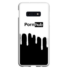 Чехол для Samsung S10E с принтом PornHub в Тюмени, Силикон | Область печати: задняя сторона чехла, без боковых панелей | brazzers | pron | бразерс | браззерс | любовь | сайт | сэкс