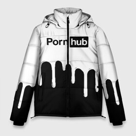 Мужская зимняя куртка 3D с принтом PornHub в Тюмени, верх — 100% полиэстер; подкладка — 100% полиэстер; утеплитель — 100% полиэстер | длина ниже бедра, свободный силуэт Оверсайз. Есть воротник-стойка, отстегивающийся капюшон и ветрозащитная планка. 

Боковые карманы с листочкой на кнопках и внутренний карман на молнии. | Тематика изображения на принте: brazzers | pron | бразерс | браззерс | любовь | сайт | сэкс