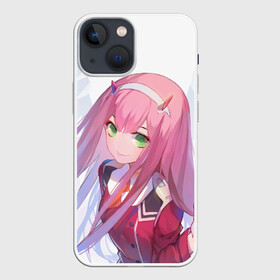 Чехол для iPhone 13 mini с принтом ноль два пальцы в Тюмени,  |  | 02 | anime | darling in the franxx | hiro | manga | zero two | аниме | ахегао | любимый во франксе | манга | милый во франксе | ноль два | хиро