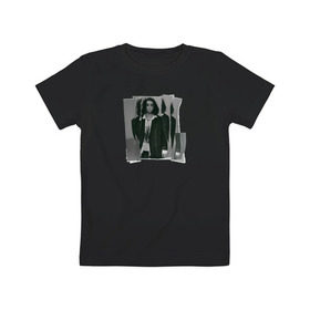 Детская футболка хлопок с принтом Lizer (Не ангел) в Тюмени, 100% хлопок | круглый вырез горловины, полуприлегающий силуэт, длина до линии бедер | lizer | лизер | не ангел | реп | рэп
