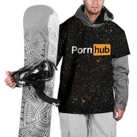 Накидка на куртку 3D с принтом PornHub в Тюмени, 100% полиэстер |  | Тематика изображения на принте: hub | хаб