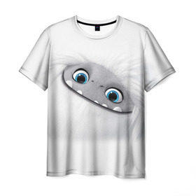 Мужская футболка 3D с принтом ABOMINABLE (Эверест) в Тюмени, 100% полиэфир | прямой крой, круглый вырез горловины, длина до линии бедер | Тематика изображения на принте: abominable | детям | для детей | ети | йети | лу | мультфильм | отвратительный | чудовище | эверест