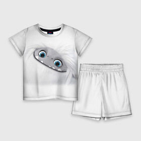 Детский костюм с шортами 3D с принтом ABOMINABLE (Эверест) в Тюмени,  |  | abominable | детям | для детей | ети | йети | лу | мультфильм | отвратительный | чудовище | эверест