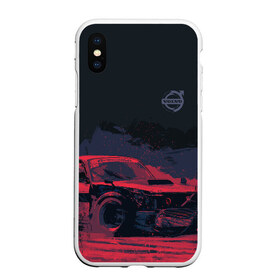 Чехол для iPhone XS Max матовый с принтом Bosozoku Volvo в Тюмени, Силикон | Область печати: задняя сторона чехла, без боковых панелей | Тематика изображения на принте: auto | bosozoku | motor | motor car | sport car | volvo | автомашина | легковой автомобиль | спортивный автомобиль | тачка