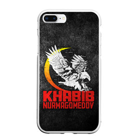 Чехол для iPhone 7Plus/8 Plus матовый с принтом Khabib Nurmagomedov 242 в Тюмени, Силикон | Область печати: задняя сторона чехла, без боковых панелей | eagles | khabib | mma | nurmagomedov | борьба | дзюдо | нурмагомедов | октагон | орёл | репплинг | самбо