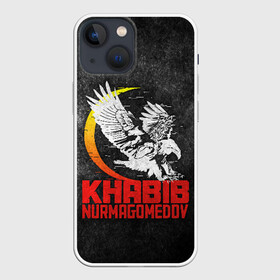 Чехол для iPhone 13 mini с принтом Khabib Nurmagomedov 242 в Тюмени,  |  | eagles | khabib | mma | nurmagomedov | борьба | дзюдо | нурмагомедов | октагон | орёл | репплинг | самбо