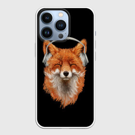 Чехол для iPhone 13 Pro с принтом Лиса в наушниках в Тюмени,  |  | 20 | 2020 | 2k20 | 2к20 | animal | animals | forest | fox | headphones | music | new year | redhead | smile | животное | животные | зима | лес | лис | лиса | лисица | музыка | наушники | новый год | рыжая | смайл | улыбка | фыр