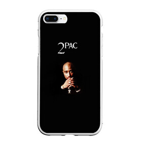 Чехол для iPhone 7Plus/8 Plus матовый с принтом 2Pac в Тюмени, Силикон | Область печати: задняя сторона чехла, без боковых панелей | 2pac | all eyez on me | thug life | tupac | tupac shakur | тупак
