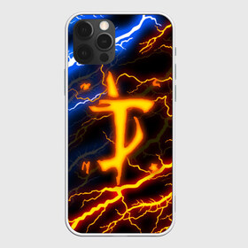 Чехол для iPhone 12 Pro Max с принтом DOOM SLAYER в Тюмени, Силикон |  | doom | doom eternal | thunder | дум | молнии | шторм