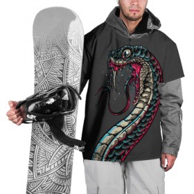 Накидка на куртку 3D с принтом Viper в Тюмени, 100% полиэстер |  | animals | art | poison | snake | venom | venomous | viper | арт | гадюка | животное | животные | змеи | змей | змея | картинка | картинки | прикольная | прикольные | яд | ядовитая | ядовитый