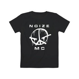 Детская футболка хлопок с принтом Noize MC в Тюмени, 100% хлопок | круглый вырез горловины, полуприлегающий силуэт, длина до линии бедер | face2face | mc | noize | noize mc | protivo gunz | rыchigy mashыn 13 | v.i.p | алексеев | иван алексеев | мс | ноиз | ноиз мс | нойз | нойз мс | реп | рок | рэп | хип хоп | шум | шуметь