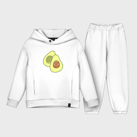 Детский костюм хлопок Oversize с принтом Авокадо в Тюмени,  |  | avocados | авокадо | веганский | вегетарианский | вегетарианское | еда | едой | еды | зеленое | зелёные | зеленый | фрукт | фруктами | фруктовое | фруктовый | фрукты