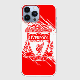 Чехол для iPhone 13 Pro Max с принтом LIVERPOOL в Тюмени,  |  | Тематика изображения на принте: lfc | liverpool | sport | ynwa | ливерпуль | лфк | спорт