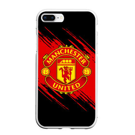 Чехол для iPhone 7Plus/8 Plus матовый с принтом МАНЧЕСТЕР ЮНАЙТЕД FCMU MANCHESTER UNITED в Тюмени, Силикон | Область печати: задняя сторона чехла, без боковых панелей | fc | fcmu | football | football club | manchester united | red devils | sport | красные дьяволы | манчестер юнайтед | спорт | фк | фкмю | футбол | футбольный клуб