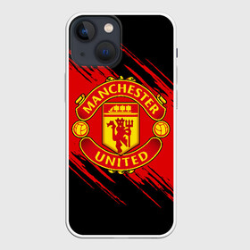 Чехол для iPhone 13 mini с принтом МАНЧЕСТЕР ЮНАЙТЕД | FCMU | MANCHESTER UNITED в Тюмени,  |  | fc | fcmu | football | football club | manchester united | red devils | sport | красные дьяволы | манчестер юнайтед | спорт | фк | фкмю | футбол | футбольный клуб