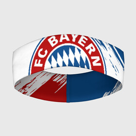 Повязка на голову 3D с принтом BAYERN MUNCHEN | БАЙЕРН МЮНХЕН в Тюмени,  |  | bayern | bayern munchen | fc bayern | football | football club | sport | бавария | спорт | футбол | футбольный клуб