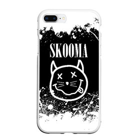 Чехол для iPhone 7Plus/8 Plus матовый с принтом SKOOMA SKYRIM NIRVANA в Тюмени, Силикон | Область печати: задняя сторона чехла, без боковых панелей | Тематика изображения на принте: dovahkiin | dragonborn | fus ro dah | nirvana | rpg | skyrim | tes | tes skyrim | the elder scrolls | the elder scrolls skyrim | докавин | нирвана | рпг | скайрим