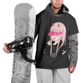 Накидка на куртку 3D с принтом Zero Two в Тюмени, 100% полиэстер |  | ahegao | anime | girl | girls | hikky | kawaii | kowai | senpai | waifu | yandre | аниме | ахегао | вайфу | девушка | кавай | кун | семпай | сенпай | тян