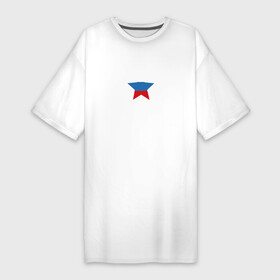 Платье-футболка хлопок с принтом Военно воздушные силы в Тюмени,  |  | 23 февраля | ввс | вдв | вооруженные силы рф | день защитника отечества | рода войск | силовые структуры