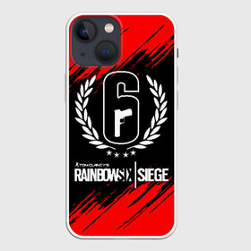 Чехол для iPhone 13 mini с принтом RAINBOW SIX | SIEGE в Тюмени,  |  | 6 | outbreak | rainbow | rainbow six siege | six | tom clancys | радуга осада | том клэнси