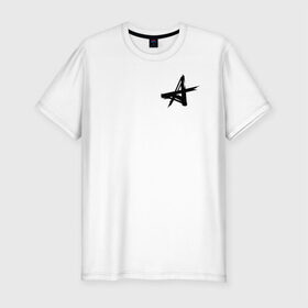 Мужская футболка премиум с принтом АлисА в Тюмени, 92% хлопок, 8% лайкра | приталенный силуэт, круглый вырез ворота, длина до линии бедра, короткий рукав | alisa | rock | ussr | алиса | алиса группа | константин кинчев | рок | ссср