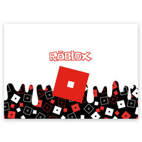 Поздравительная открытка с принтом ROBLOX в Тюмени, 100% бумага | плотность бумаги 280 г/м2, матовая, на обратной стороне линовка и место для марки
 | roblox | roblox simulator. | код роблокс | роблокс | роблокс симулятор
