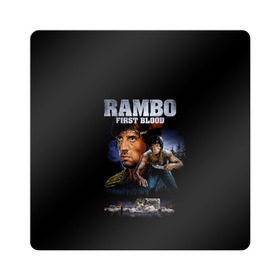 Магнит виниловый Квадрат с принтом Rambo: First Blood в Тюмени, полимерный материал с магнитным слоем | размер 9*9 см, закругленные углы | action | army | blood | first | john | last | rambo | stallone | states | sylvester | united | usa | армия | боевик | джон | кровь | первая | последняя | рэмбо | сильвестр | сталлоне | сша