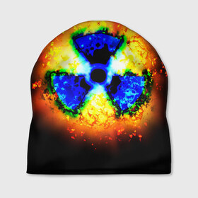 Шапка 3D с принтом S.T.A.L.K.E.R в Тюмени, 100% полиэстер | универсальный размер, печать по всей поверхности изделия | game | stalker | stalker 2 | глуховский | радиация | сталкер | сталкеры | чернобыль | ядерный взрыв