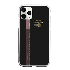 Чехол для iPhone 11 Pro матовый с принтом if 1 == 2 в Тюмени, Силикон |  | it | php | айтишник | код | кодер | ошибка | програма | програмист | программа | программист | разработка | разработчик | сайт | сайты | си | си плюсплюс | си шарп | технарь | условие | явапхп | яваскрипт