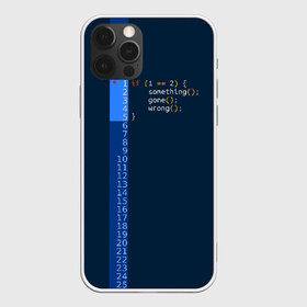 Чехол для iPhone 12 Pro Max с принтом if 1 == 2 в Тюмени, Силикон |  | it | php | айтишник | код | кодер | ошибка | програма | програмист | программа | программист | разработка | разработчик | сайт | сайты | си | си плюсплюс | си шарп | технарь | условие | явапхп | яваскрипт